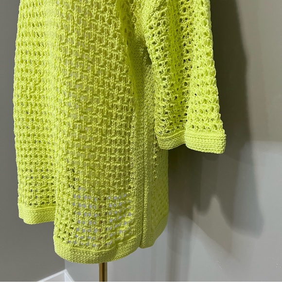 Zara Oversized Open Knit Popover Collared Shirt Size S-M - Picture 3 of 8